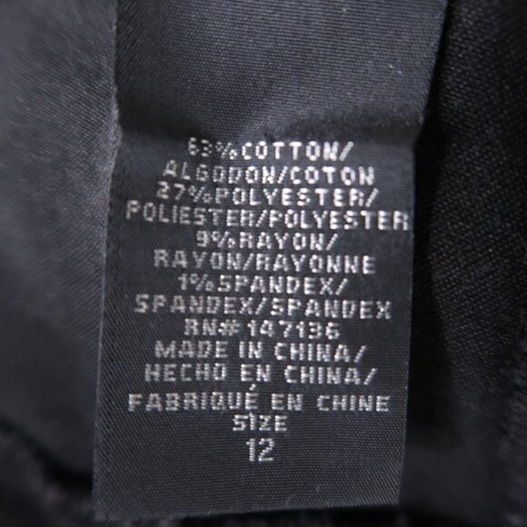 AG Denim Adriano Goldschmied Jeans Jeggings Pull On Black Skinny Ankle Size 12 - Picture 10 of 11